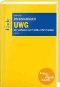 Cover: Praxishandbuch UWG (Kombi Print&digital) - Linde