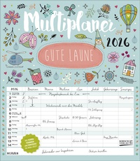 Abbildung von: Multiplaner - Gute Laune 2026 - Korsch Verlag