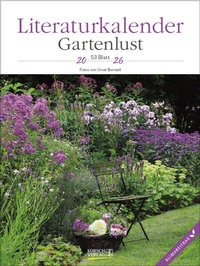Abbildung von: Literaturkalender Gartenlust 2026 - Korsch Verlag