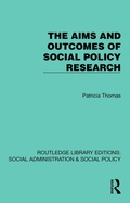 Cover: The Aims and Outcomes of Social Policy Research - Routledge