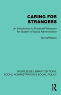 Cover: Caring for Strangers - Routledge