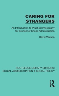 Enlarge image Cover: Caring for Strangers - Routledge