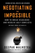 Cover: Negotiating the Impossible, Second Edition - Berrett-Koehler Publishers