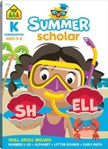 Cover: School Zone Kindergarten Summer Scholar Workbook - School Zone