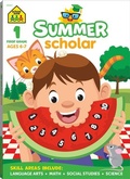 Cover: School Zone First Grade Summer Scholar Workbook - School Zone