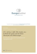 Cover: AT 1, Ad hoc, L-QIF, ESG, Insider, etc.: im Reich der guten und der b&ouml;sen Akronyme und Abku&uml;rzungen - buch & netz