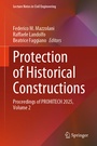 Cover: Protection of Historical Constructions - Springer