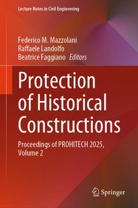 Enlarge image Cover: Protection of Historical Constructions - Springer