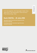 Cover: Recht DIGITAL - 25 Jahre IRIS - Editions Weblaw
