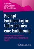 Cover: Prompt Engineering im Unternehmen - eine Einf&uuml;hrung - Springer Gabler