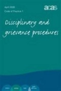 Cover: Disciplinary and grievance procedures - Stationery Office Books