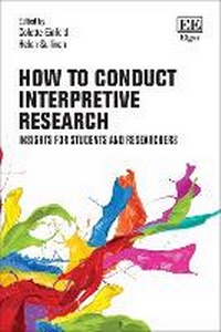 Enlarge image Cover: How to Conduct Interpretive Research - Edward Elgar Publishing