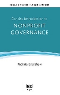 Enlarge image Cover: Concise Introduction to Nonprofit Governance - Edward Elgar Publishing