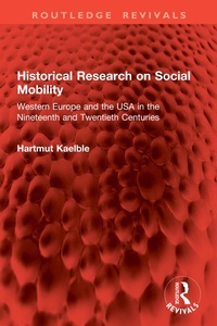 Bild: Historical Research on Social Mobility - Routledge