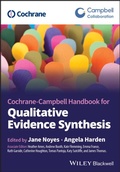 Cover: Cochrane-Campbell Handbook for Qualitative Evidence Synthesis - Wiley