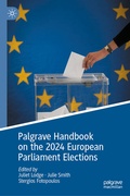 Cover: Palgrave Handbook on the 2024 European Parliament Elections - Palgrave Macmillan