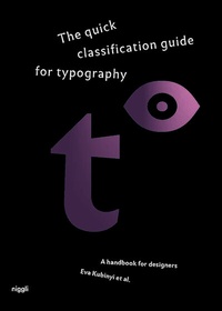 Abbildung von: The quick classification guide for typography - niggli Verlag