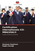 Cover: Certification internationale ICE-MBA(USA)(R) - Editions Notre Savoir