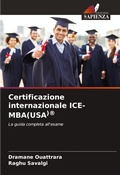 Cover: Certificazione internazionale ICE-MBA(USA)(R) - Edizioni Sapienza