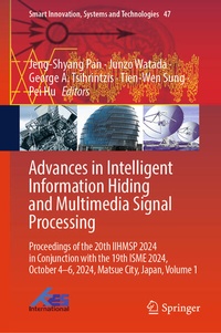 Enlarge image Cover: Advances in Intelligent Information Hiding and Multimedia Signal Processing - Springer