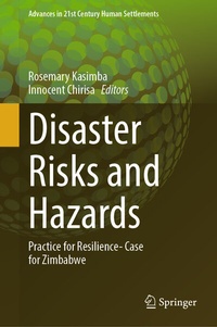 Enlarge image Cover: Disaster Risks and Hazards - Springer