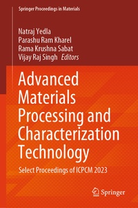 Abbildung von: Advanced Materials Processing and Characterization Technology - Springer