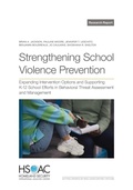 Cover: Strengthening School Violence Prevention - RAND Corporation