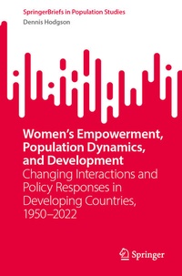 Enlarge image Cover: Women's Empowerment, Population Dynamics, and Development - Springer