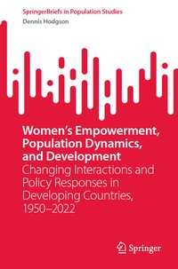 Enlarge image Cover: Women's Empowerment, Population Dynamics, and Development - Springer