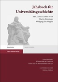 Cover: Jahrbuch f&uuml;r Universit&auml;tsgeschichte 24 (2021) - Franz Steiner Verlag