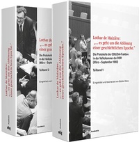 Abbildung von: Lothar de Maizière: ".es geht um die Ablösung einer geschichtlichen Epoche." - wbg Academic in Herder