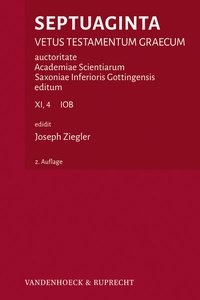 Abbildung von: Septuaginta. Band 11,4 - Vandenhoeck & Ruprecht