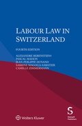 Cover: Labour Law in Switzerland - St&auml;mpfli Verlag AG