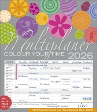 Abbildung von: Multiplaner - Colour your time 2026 - Korsch Verlag