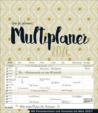 Abbildung von: Multiplaner - Time for glamour 2026 - Korsch Verlag
