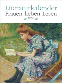 Abbildung von: Literaturkalender Frauen lieben Lesen 2026 - Korsch Verlag