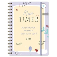 Abbildung von: Mein Timer 2026 - Aufschreiben, abhaken, glücklich sein! - Lingen Verlag