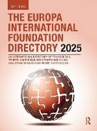 Abbildung von: The Europa International Foundation Directory 2025 - Routledge