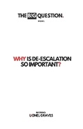 Cover: Why Is De-escalation So Important? - Adventurous Publishing
