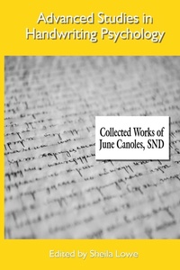 Enlarge image Cover: Advanced Studies in Handwriting Psychology - Collected Works of June Canoles - Write Choice Ink