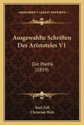 Cover: Ausgewahlte Schriften Des Aristoteles V1 - Kessinger Publishing