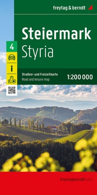 Abbildung von: Steiermark, Straßen- und Freizeitkarte 1:200.000, freytag & berndt - Freytag-Berndt und ARTARIA