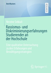Abbildung von: Rassismus- und Diskriminierungserfahrungen Studierender an der Hochschule - Springer VS