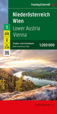 Abbildung von: Niederösterreich - Wien, Straßen- und Freizeitkarte 1:200.000, freytag & berndt - Freytag-Berndt und ARTARIA