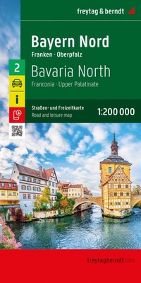 Abbildung von: Bayern Nord, Straßen- und Freizeitkarte 1:200.000, freytag & berndt - Freytag-Berndt und ARTARIA