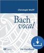 Cover: Bach vocal - Carus-Verlag