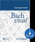 Cover: Bach vocal - Carus-Verlag