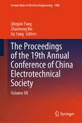Cover: The Proceedings of the 19th Annual Conference of China Electrotechnical Society - Springer