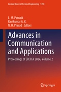 Cover: Advances in Communication and Applications - Springer Nature Switzerland AG
