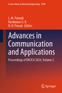 Cover: Advances in Communication and Applications - Springer
